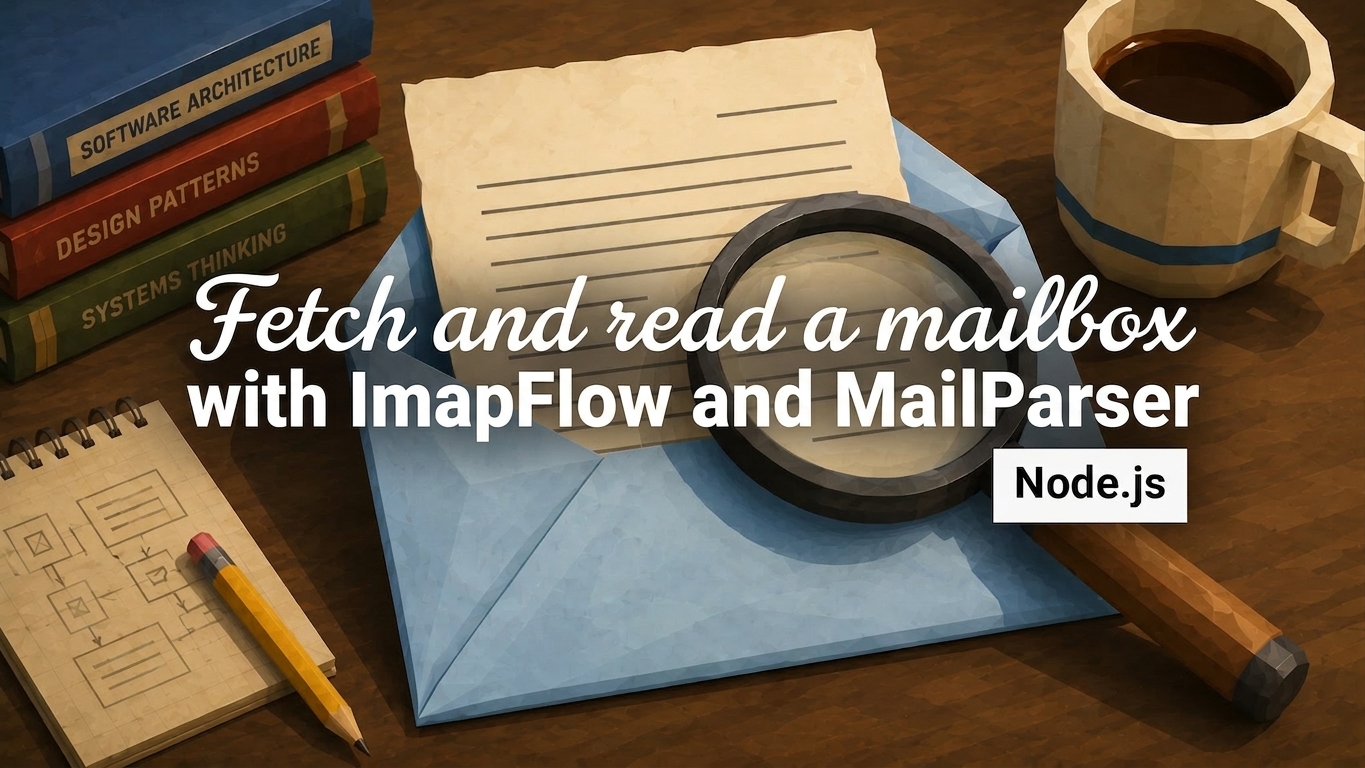 Interacting with a mailbox in Node.js with ImapFlow and MailParser
