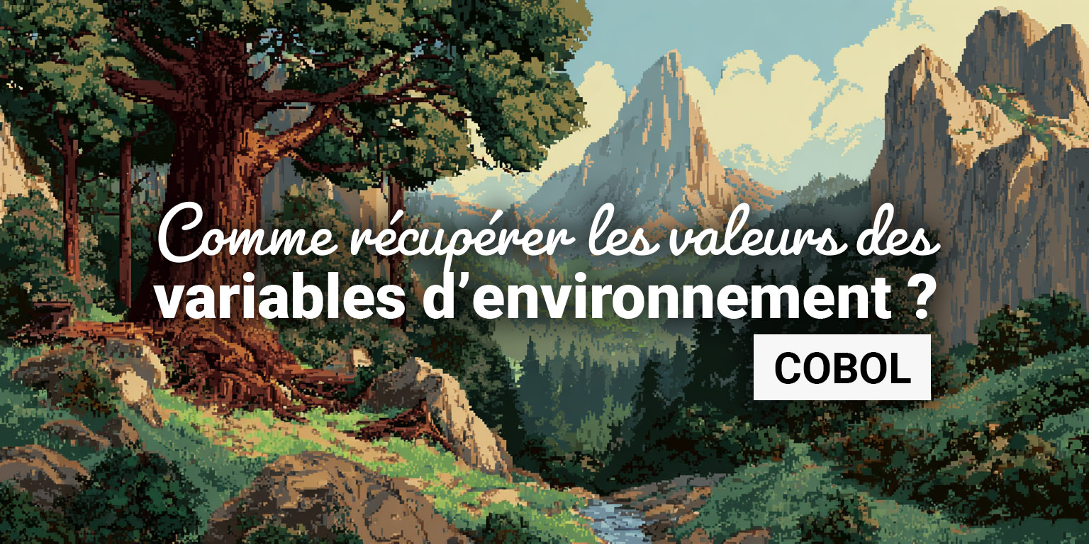 Comment récupérer les variables d’environnement en COBOL ?